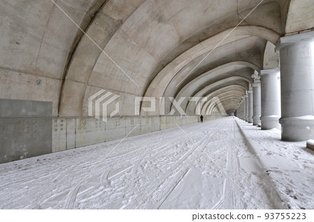 Scenery of Wakkanai, Hokkaido in winter 93755223