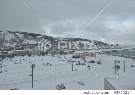 北海道稚內的冬天風景 北海道稚內的冬天風景 93755234
