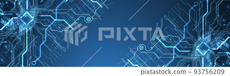 Abstract background on technological and scientific topics. CPU concept. Vector format. 93756209