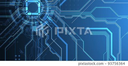Abstract background on technological and scientific topics. CPU concept. Vector format. Abstract background on technological and scientific topics. CPU concept. Vector format. 93756364