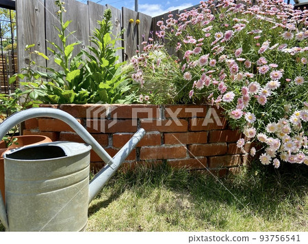 Spring flower bed 93756541