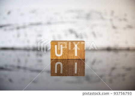 Business image (IT terminology) block character UI 93756793