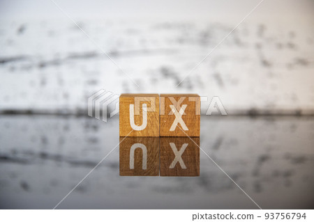 Business image (IT terminology) Block character UX 93756794