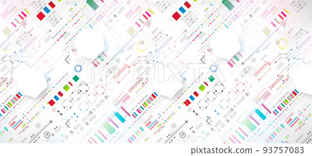 Abstract technology concept. Circuit board, high computer color background. Vector illustration with space for content, web - template, business tech presentation. Abstract technology concept. Circuit board, high computer color background. Vector illustration with space for content, web - template, business tech presentation. 93757083