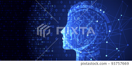 Artificial intelligence concept. Technology background. 93757669