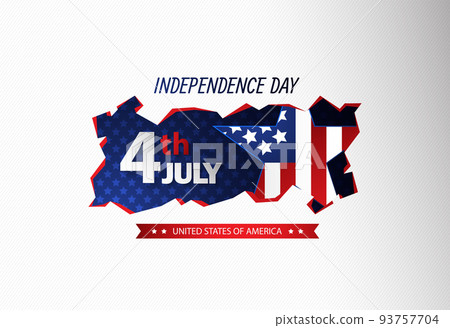 Fourth of July Independence Day. Abstract background. Vector Fourth of July Independence Day. Abstract background. Vector 93757704