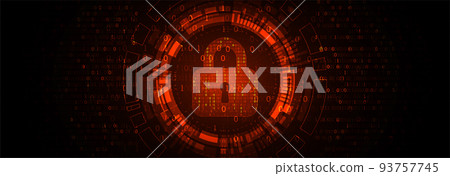 Protection concept. Protect mechanism, system privacy. 93757745