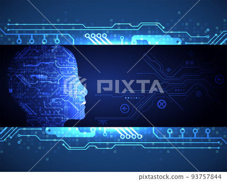Artificial intelligence concept. Technology background. Artificial intelligence concept. Technology background. 93757844