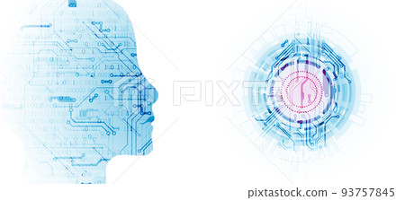 Artificial intelligence concept. Technology background. 93757845
