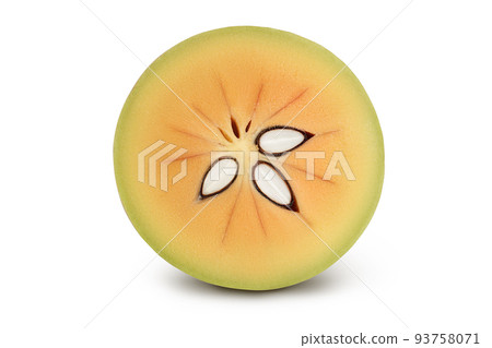 Sapodilla isolated on white background with full depth of field Sapodilla isolated on white background with full depth of field 93758071