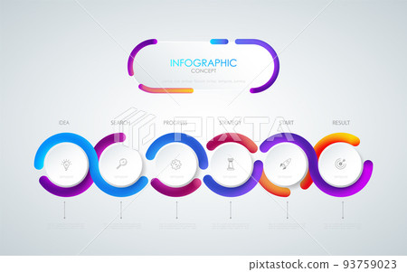 Vector infographic template. Business concept... - Stock Illustration ...
