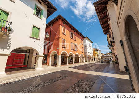 Main Street in Spilimbergo Downtown - Friuli Venezia Giulia Italy Main Street in Spilimbergo Downtown - Friuli Venezia Giulia Italy 93759052