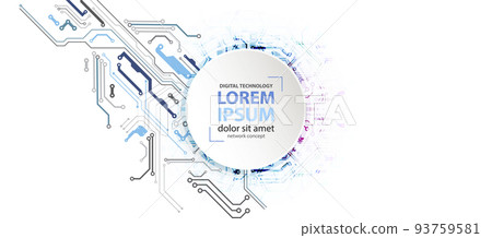 Bright technological background. A creative idea for your business concept. Bright technological background. A creative idea for your business concept. 93759581