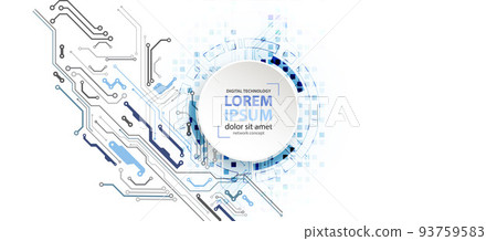 Bright technological background. A creative idea for your business concept. Bright technological background. A creative idea for your business concept. 93759583