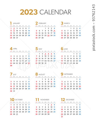2023 年年曆,包括假期和活動 2023 年年曆,包括假期和活動 93762143