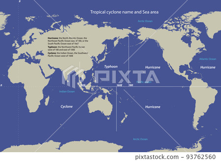 海洋區域和熱帶氣旋名稱，英文版 93762560