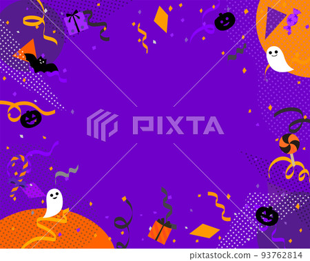 Halloween background frame 93762814