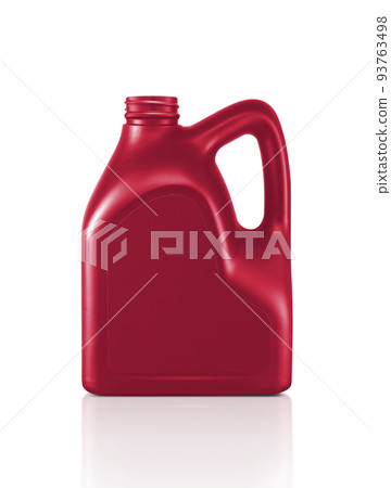 Plastic canister isolated on white background Plastic canister isolated on white background 93763498