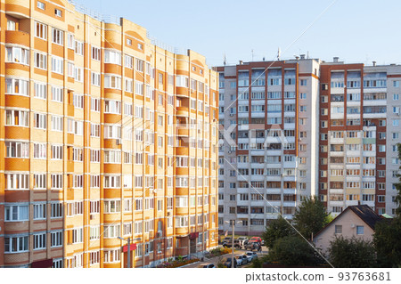 modern residential quarter in Yoshkar-Ola city modern residential quarter in Yoshkar-Ola city 93763681