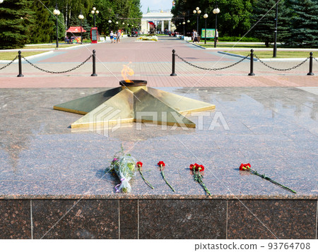 Eternal Flame in Central Park in Yoshkar-Ola city Eternal Flame in Central Park in Yoshkar-Ola city 93764708