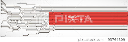 Abstract technology circuit board. Communication concept. 93764809