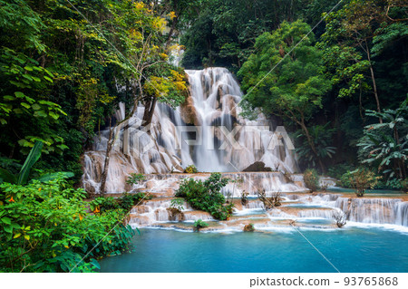 Kuang Si waterfall in Luang Prabang, Laos. 93765868