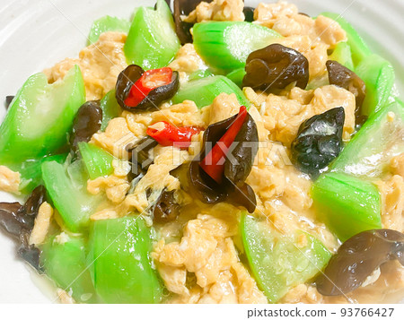 Chinese home-cooked chicken egg (loofah egg stir-fry) Chinese home-cooked chicken egg (loofah egg stir-fry) 93766427