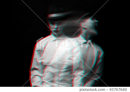 psychopath with schizophrenia and mental disorders 93767680