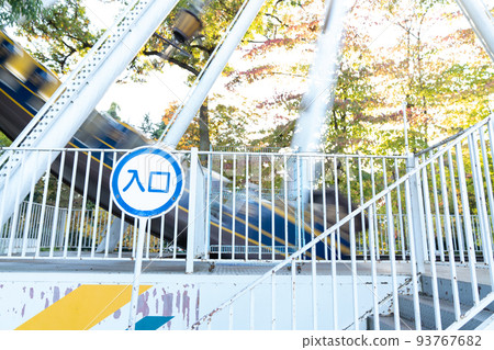 The entrance of the boat attraction at Lina World in Yamagata Prefecture 93767682