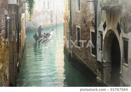Romantic Venetian canals. Venice, Italy Romantic Venetian canals. Venice, Italy 93767884