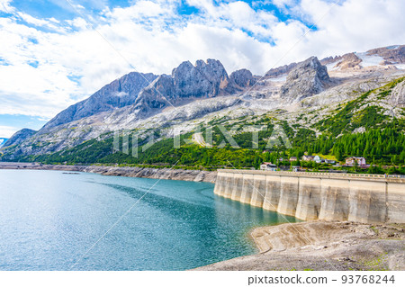 Dam of Lago di Fedaia and Marmolada 93768244