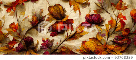 abstract flower illustration, creative flower background, autumn still life abstract flower illustration, creative flower background, autumn still life 93768389