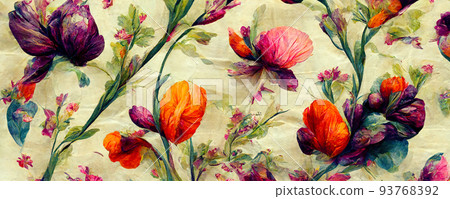 abstract flower illustration, creative flower background abstract flower illustration, creative flower background 93768392