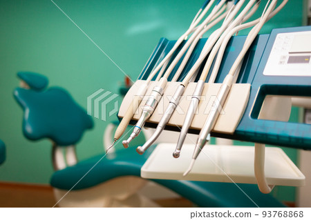Dental unit and many dental devices in the dentist office Dental unit and many dental devices in the dentist office 93768868
