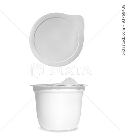 Yogurt plastic package vector illustration Yogurt plastic package vector illustration 93769438