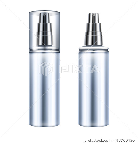Cosmetic bottle with dispenser vector illustration 93769450