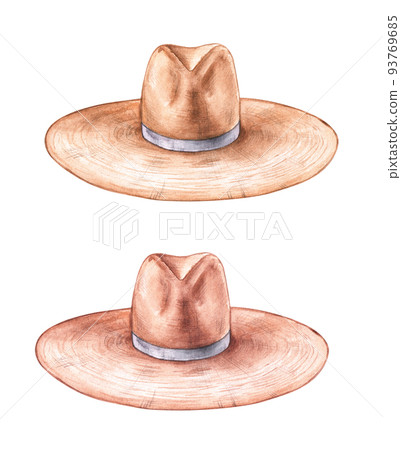 Watercolor felt hat Watercolor felt hat 93769685