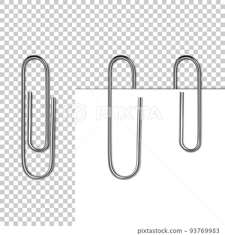 Paper page on clip vector illustration 93769983