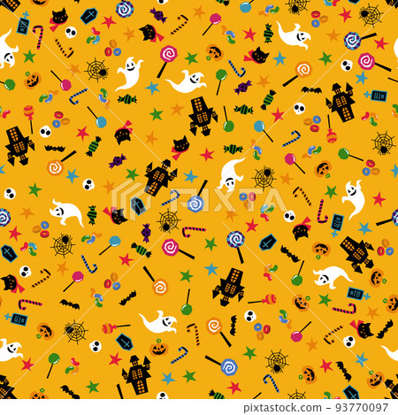 Halloween seamless pattern Halloween seamless pattern 93770097