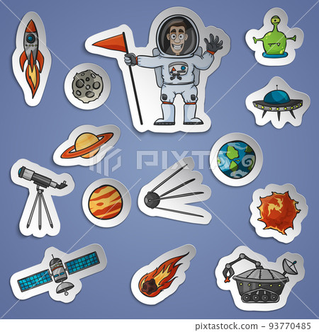 Space Stickers Set Space Stickers Set 93770485