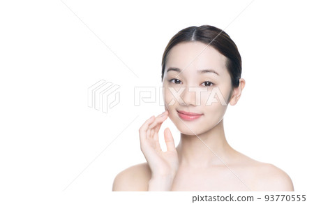 Women's beauty image skin care cosmetics 93770555