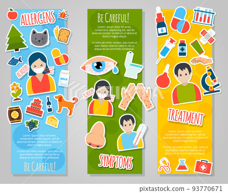 Allergies Banner Set 93770671