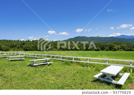 Landscape of Kiyosato plateau 93770829