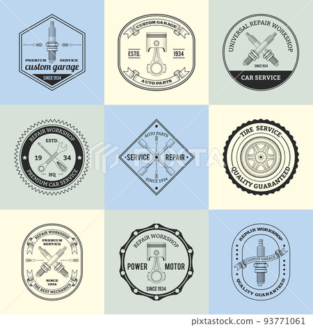 Repair Workshop Emblems 93771061