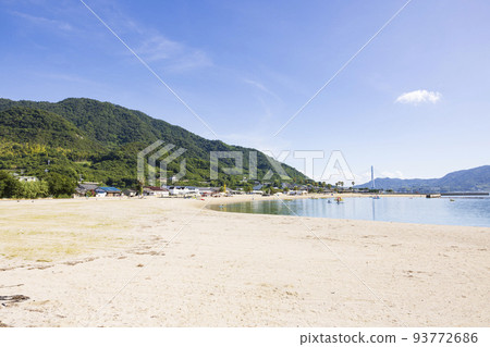 Scenery of Setoda Sunset Beach in Ikuchijima, Seto Inland Sea 93772686