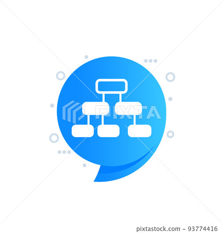 Flow chart icon, vector design - Stock Illustration [93774416] - PIXTA