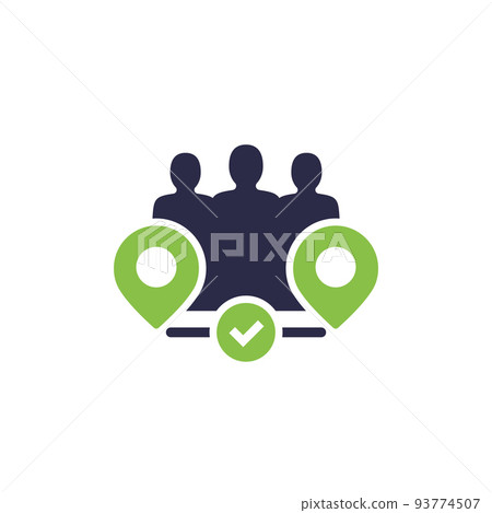 relocate personnel or relocation icon relocate personnel or relocation icon 93774507