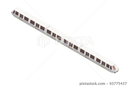 Train Isometric Illustration - Stock Illustration [93775437] - PIXTA