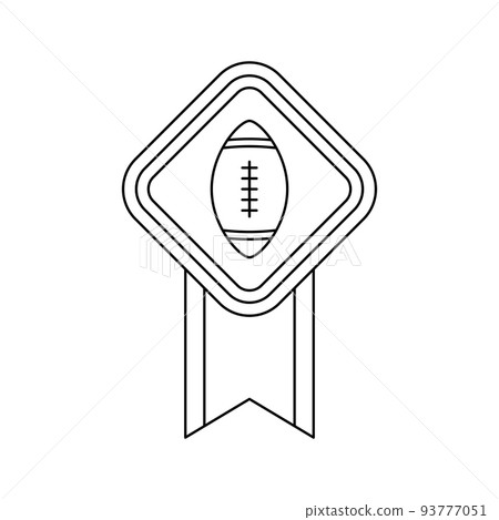 Coloring page with Medal for kids 93777051