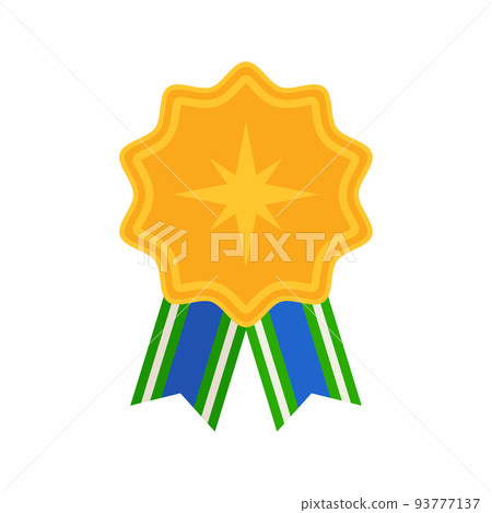 Medal isolated on white background 93777137